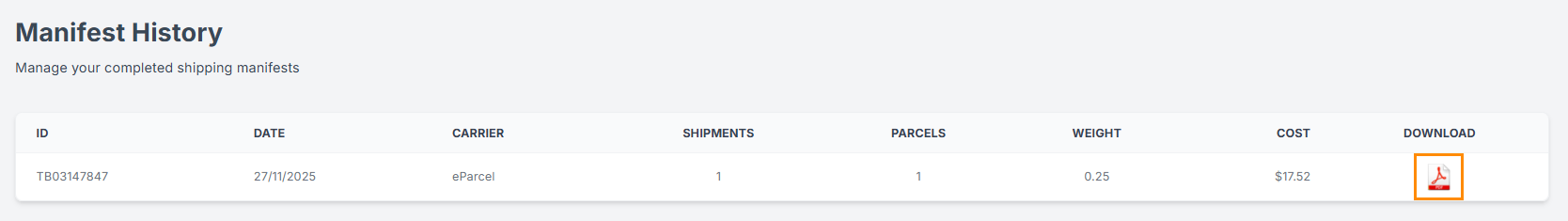 on hold page with order and take off hold button selected